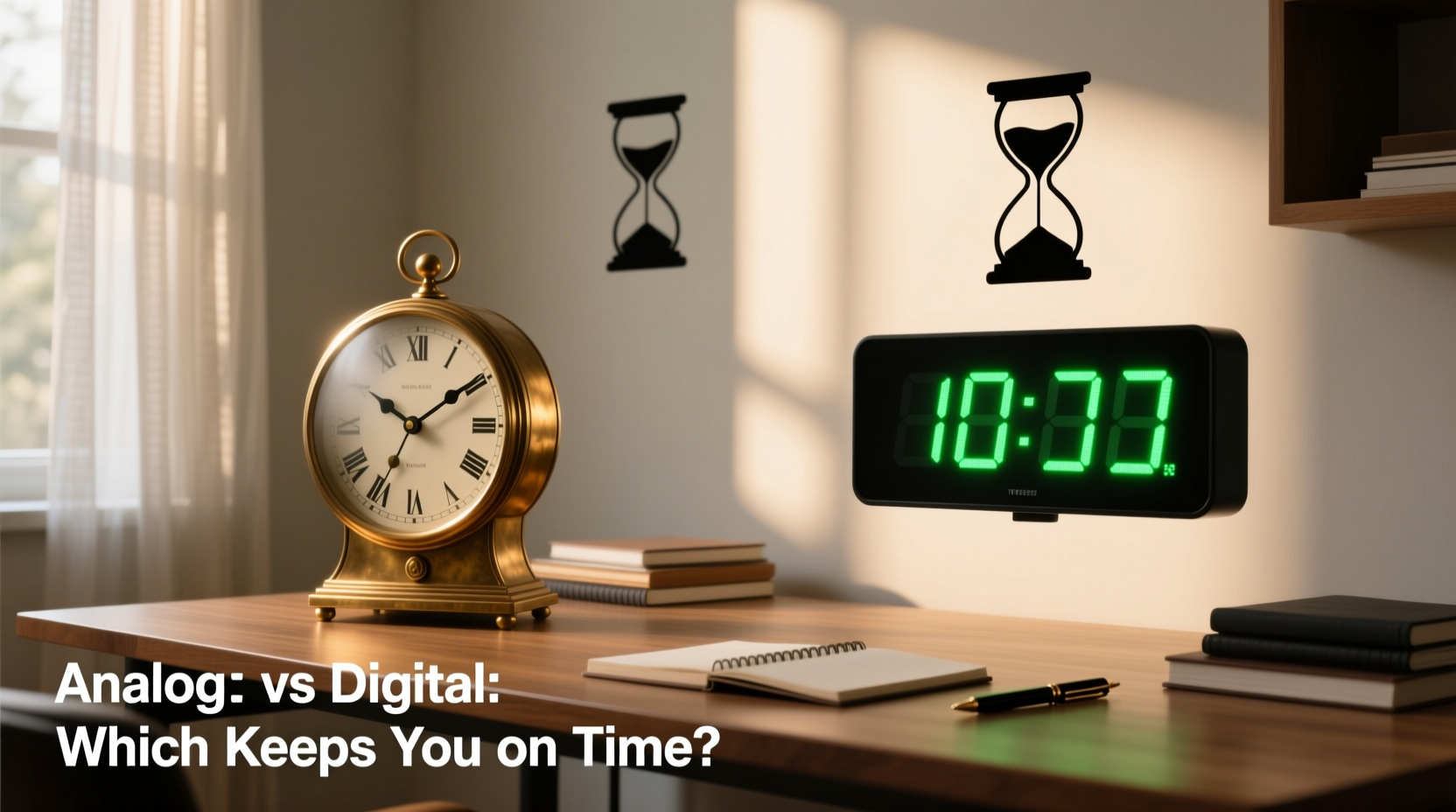 analog clock vs digital clock which helps you manage time better