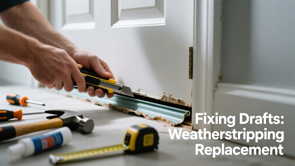 Fix Worn Door Weatherstripping That’s Not Sealing