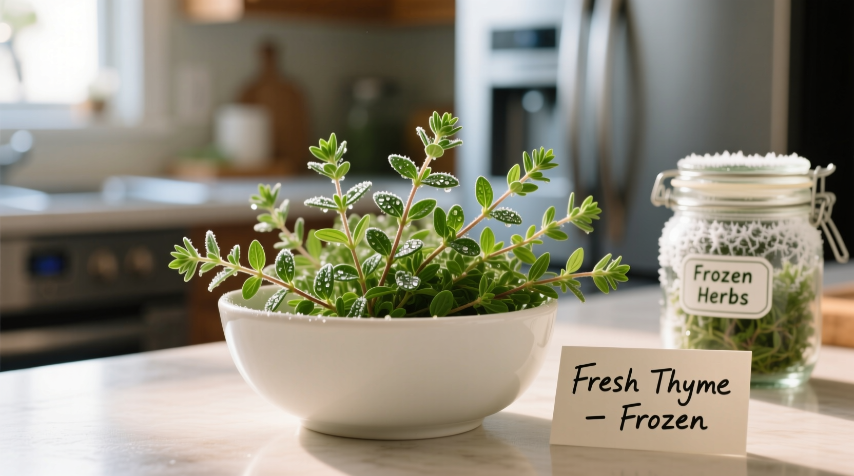 Freeze Fresh Thyme: 3 Simple Methods | TheHomeSprouts