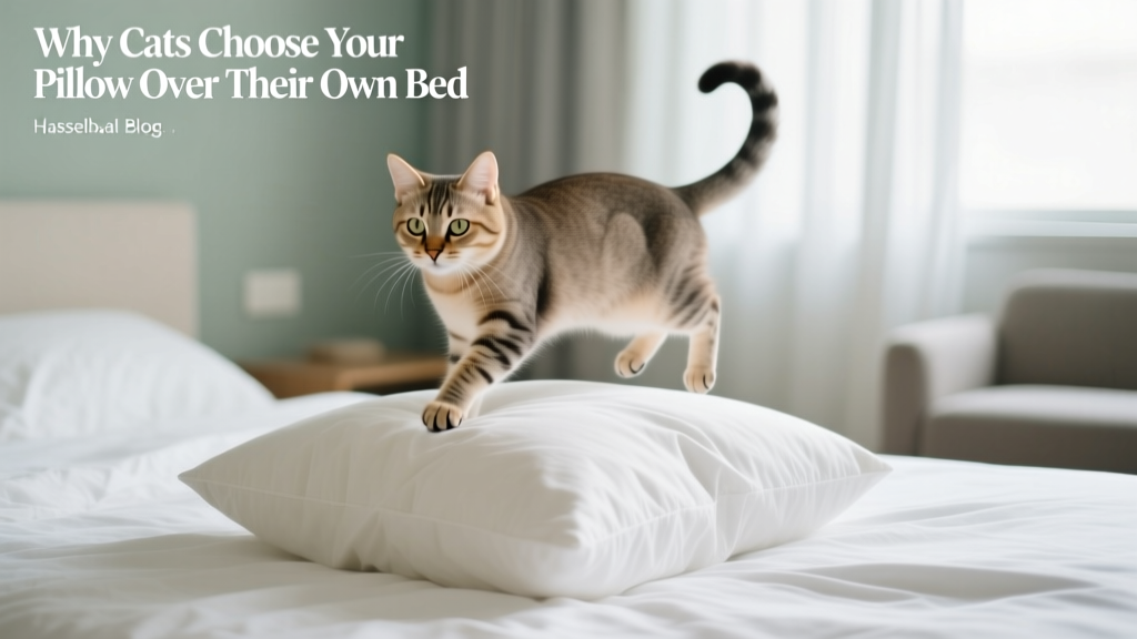 Why Cats Choose Your Pillow Over Their Own Bed