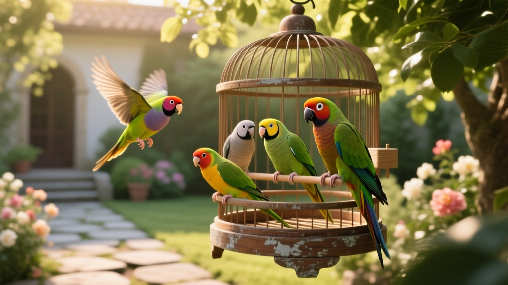 Keep Pet Birds Outdoors Safely