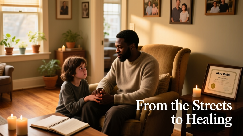 How a loving home took Oliver off the streets and into therapy work