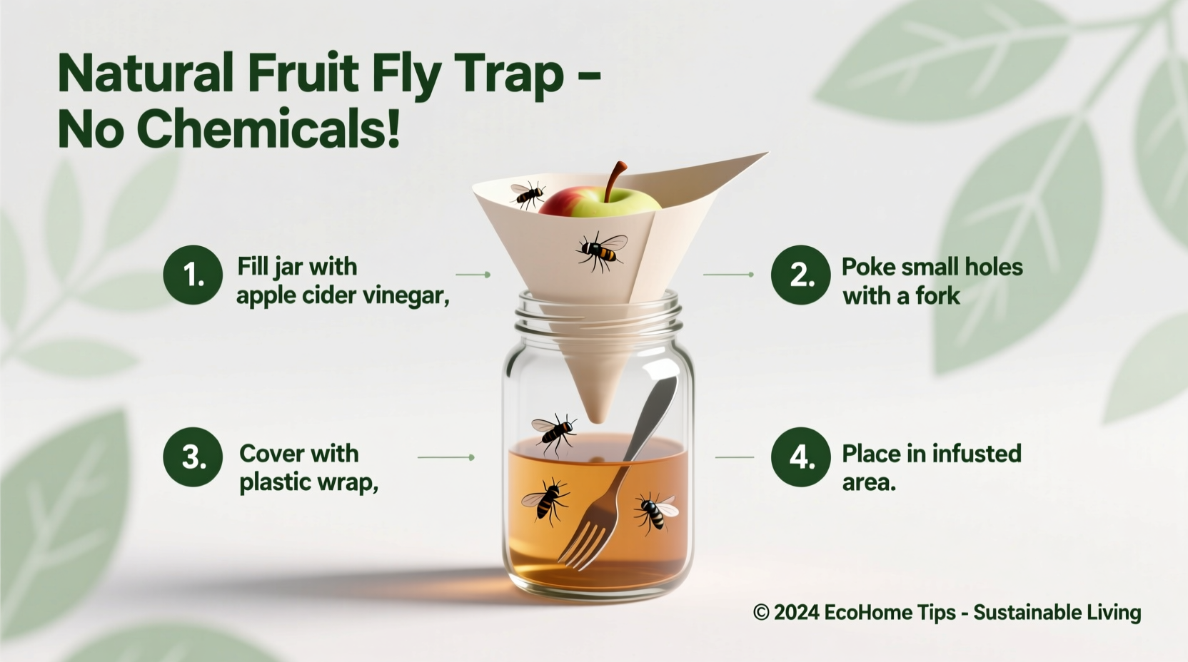 how to get rid of fruit flies fast using natural methods