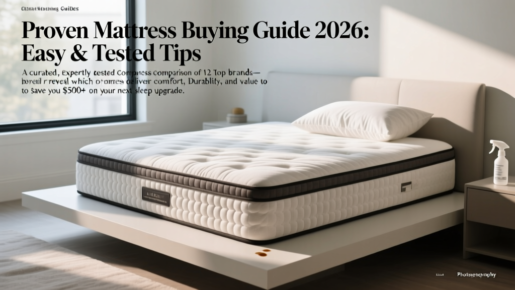 Proven Mattress Buying Guide 2026: Easy & Tested Tips