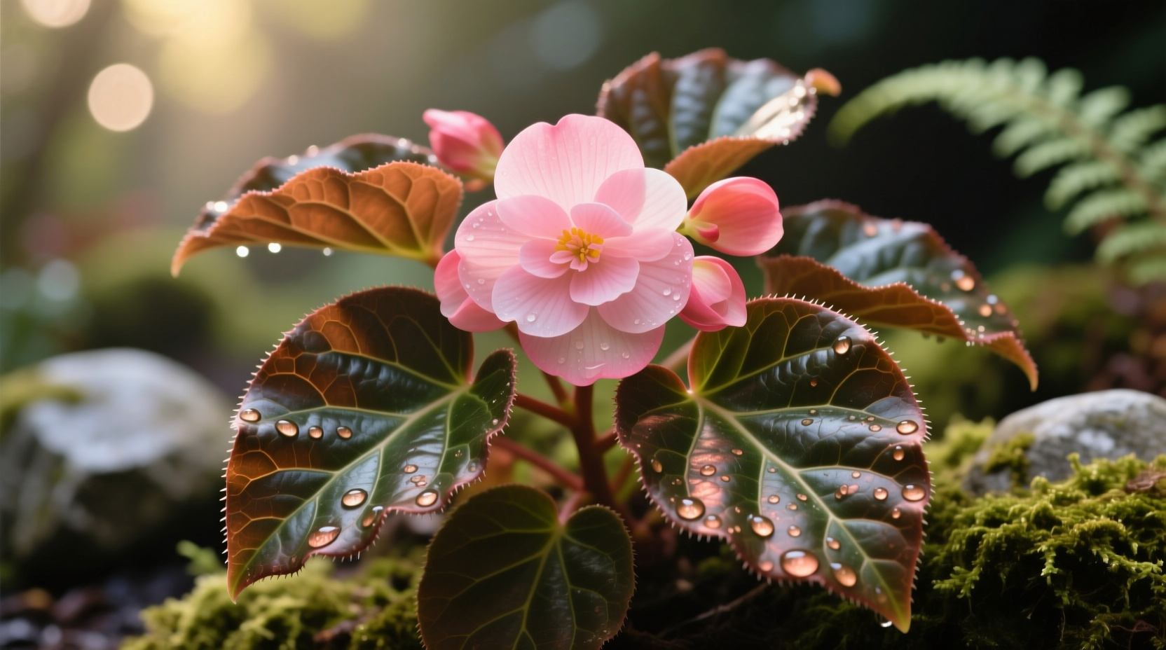 bronze leaf wax begonia