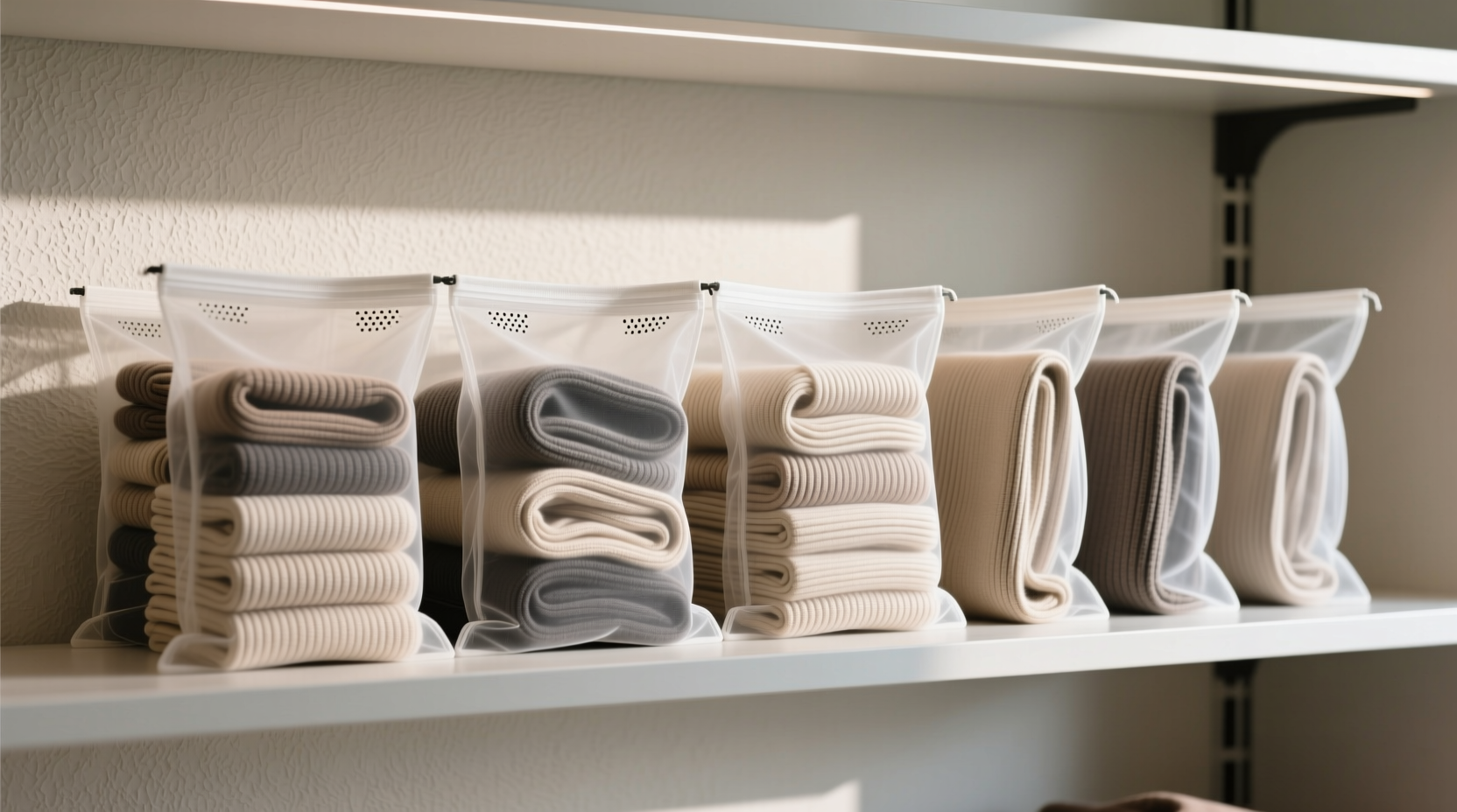 knit scarf storage prevent stretch pilling