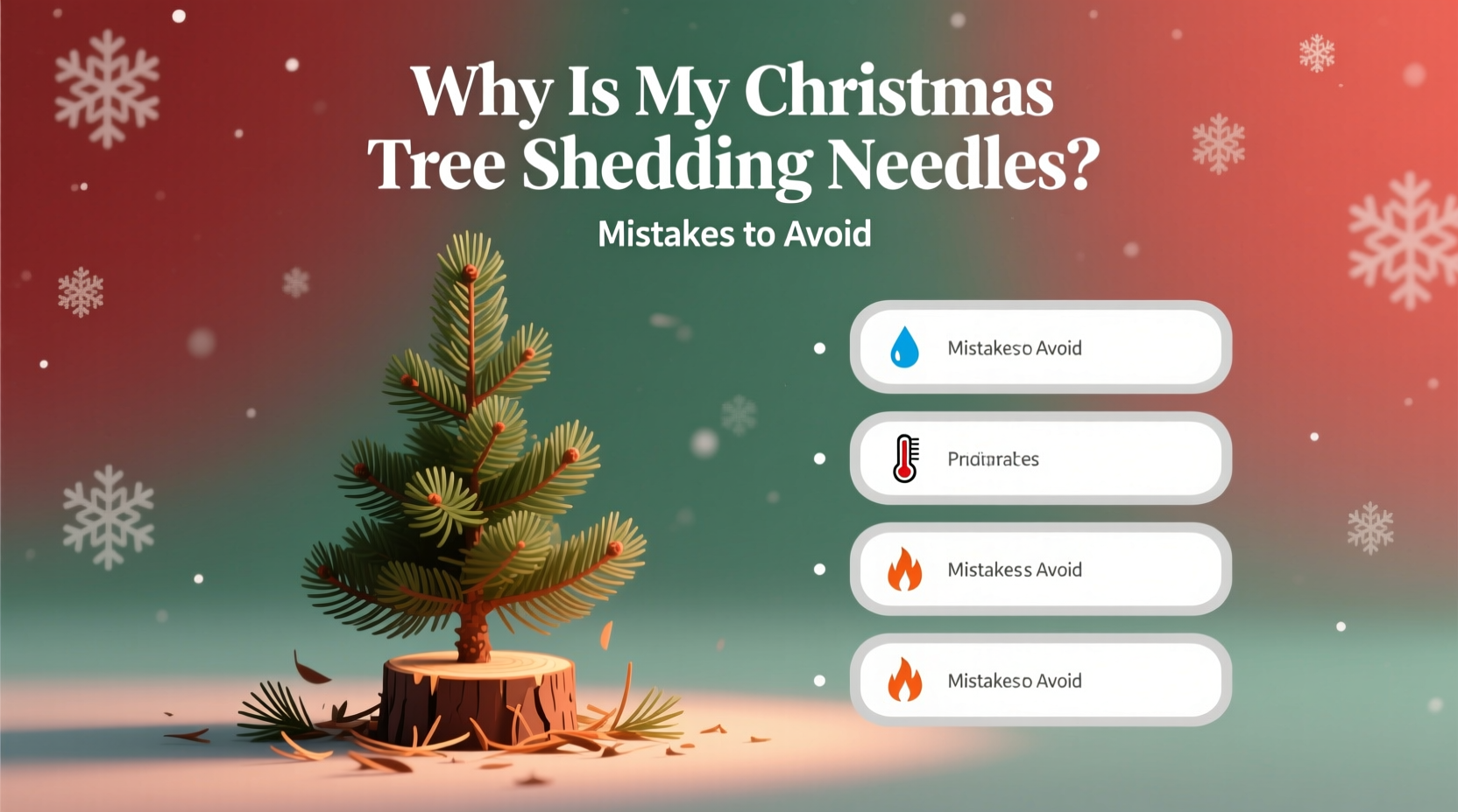 why is my christmas tree shedding needles immediately buying mistakes to avoid