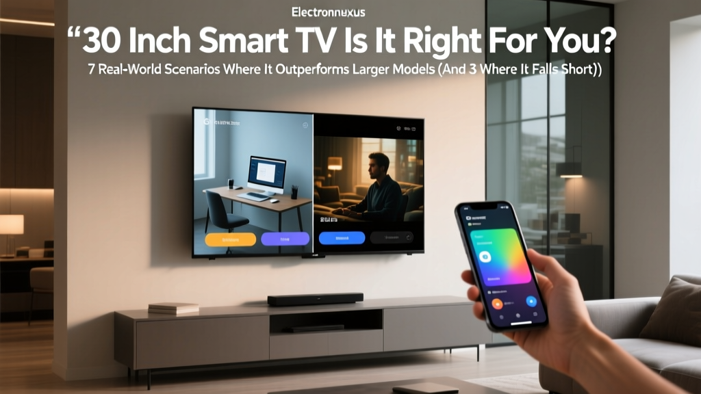 30 Inch Smart TV Is It Right For You? 7 Real-World Scenarios Where It Outperforms Larger Models (And 3 Where It Falls Short)