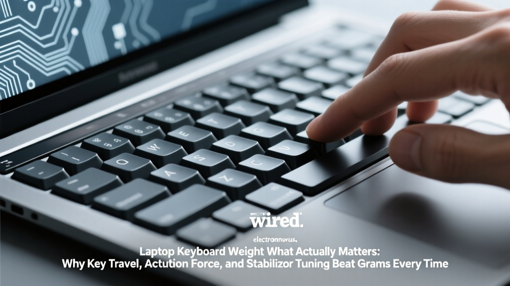 Laptop Keyboard Weight What Actually Matters: Why Key Travel, Actuation Force, and Stabilizer Tuning Beat Grams Every Time
