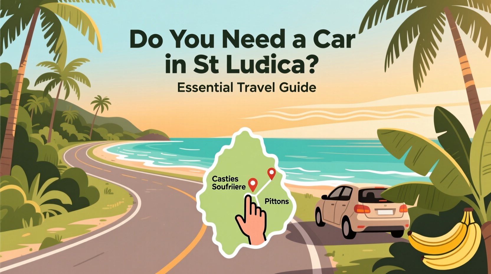 do you need a car in st lucia
