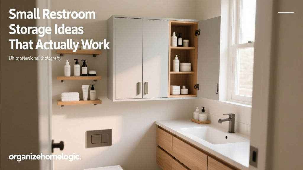Small Restroom Storage Ideas That Actually Work