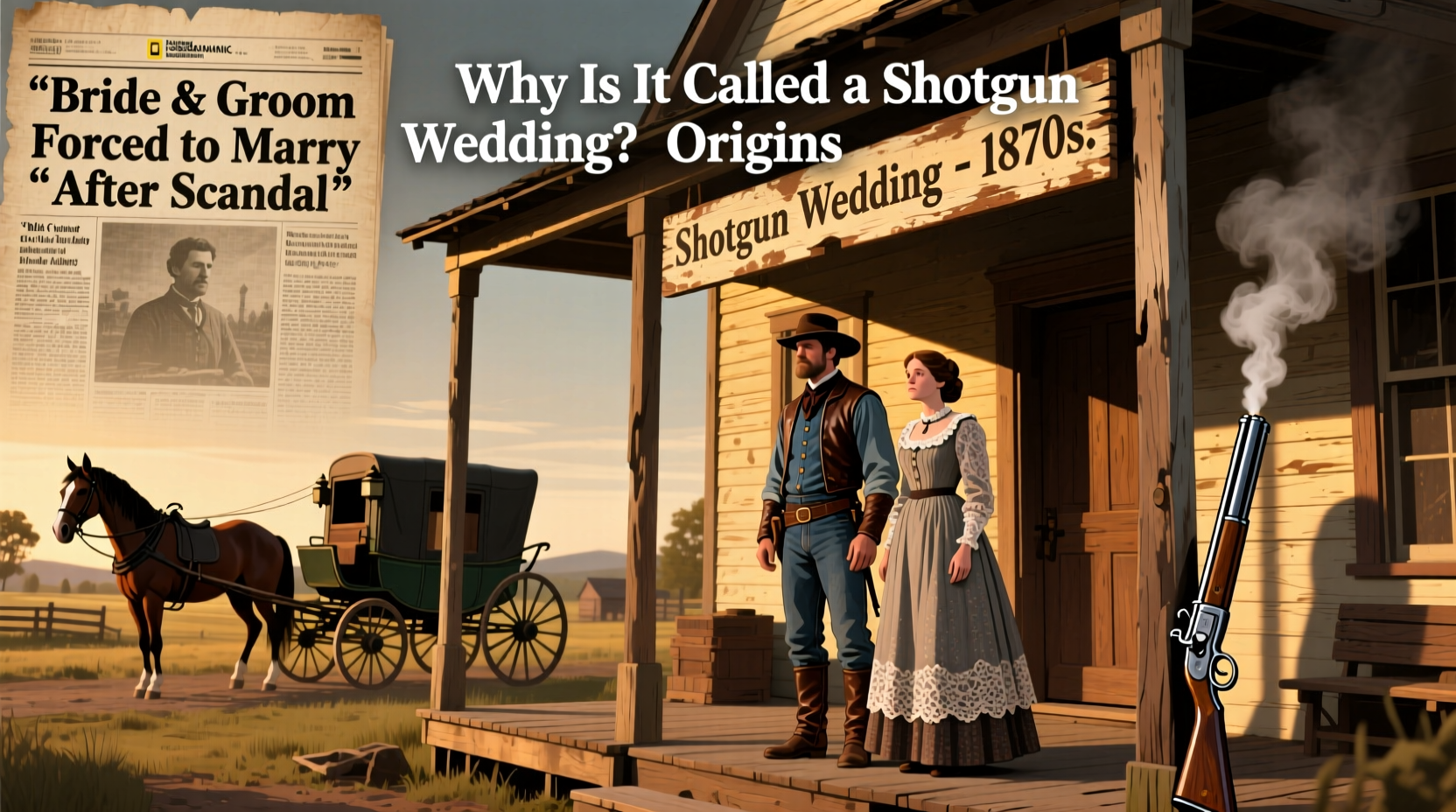 why is it called a shotgun wedding