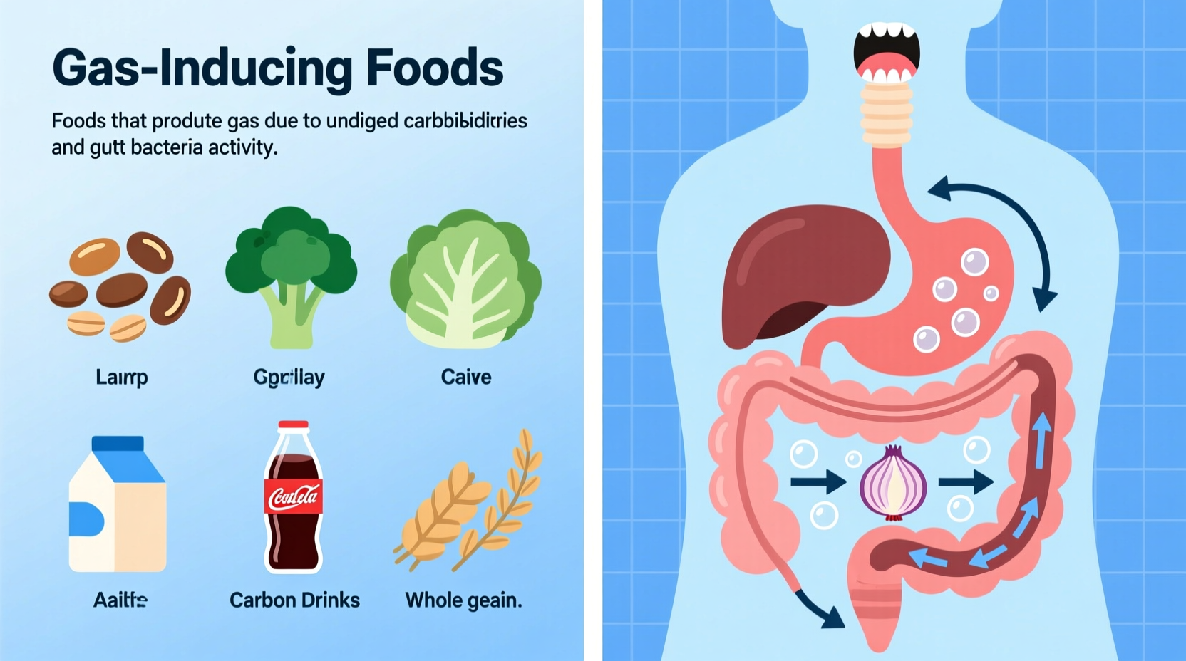 what foods create gas