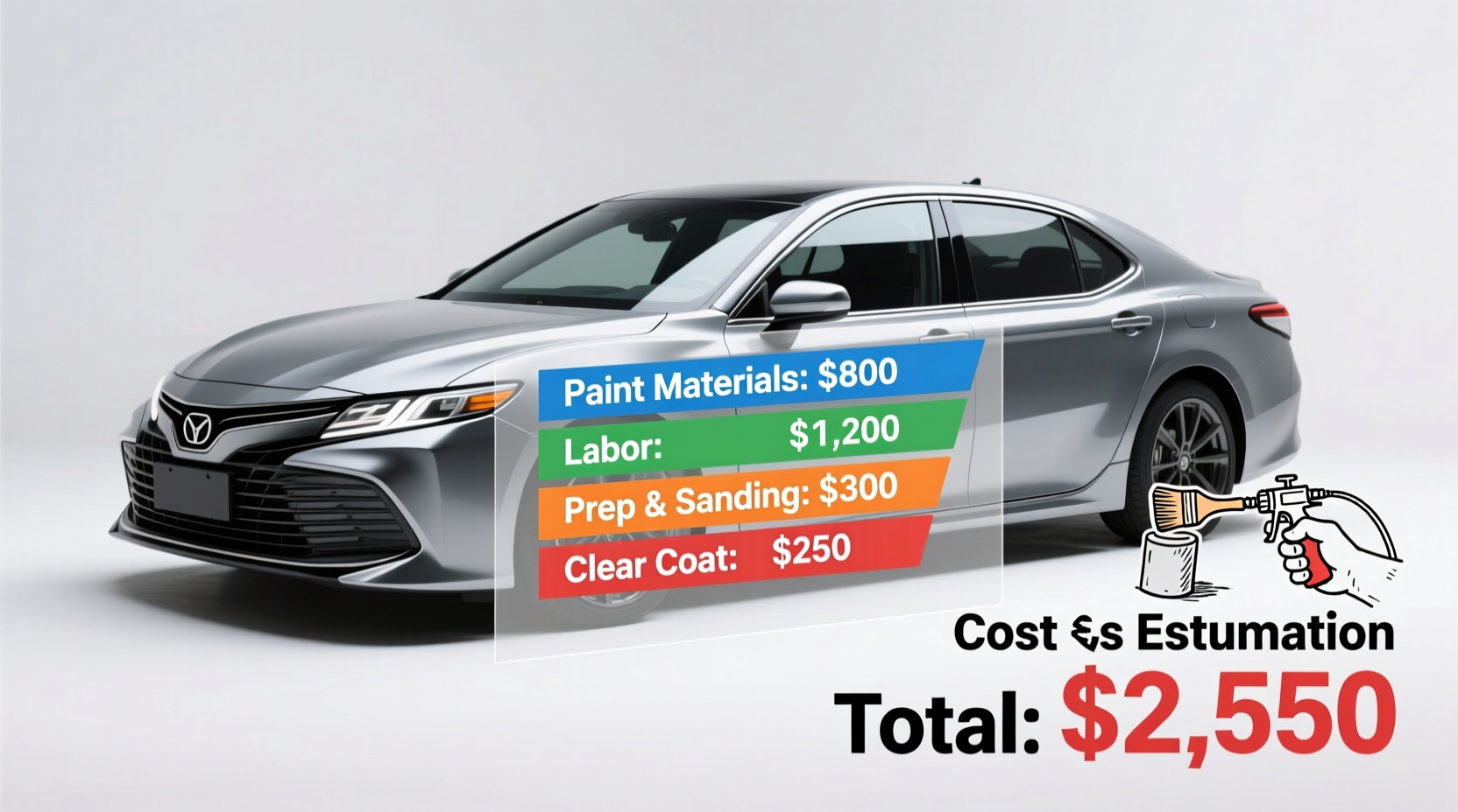 how much for paint car