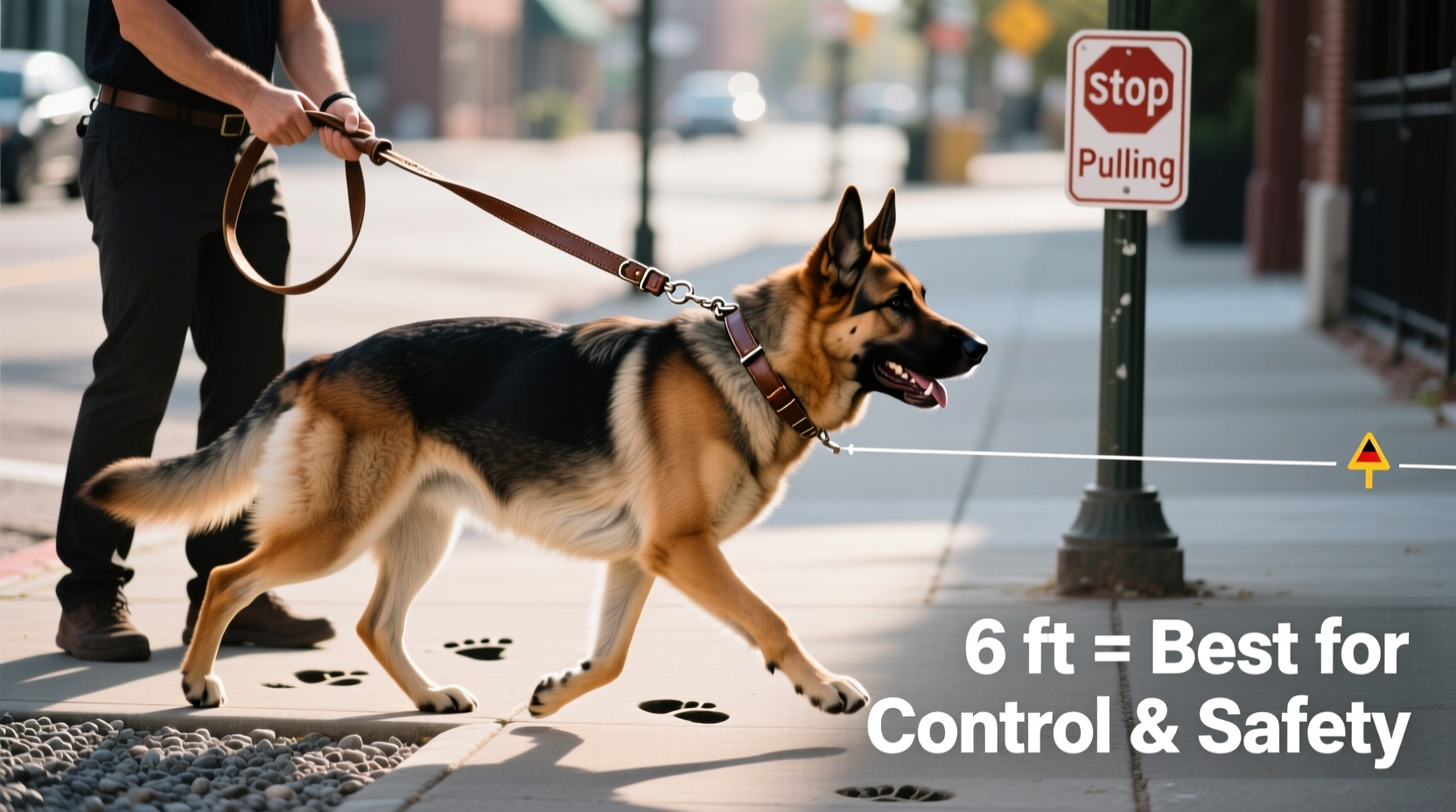 how to choose the right leash length for a strong pulling dog