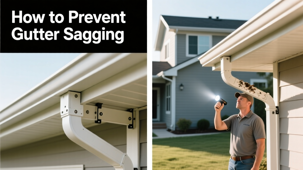 How to Prevent Gutter Sagging: A Homeowner’s Maintenance Guide