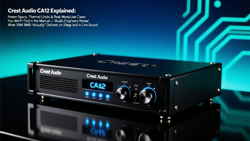 Crest Audio CA12 Explained: Power Specs, Thermal Limits & Real-World Use Cases You Won’t Find in the Manual — Studio Engineers Reveal What 300W RMS *Actually* Delivers on Stage and in Live Sound