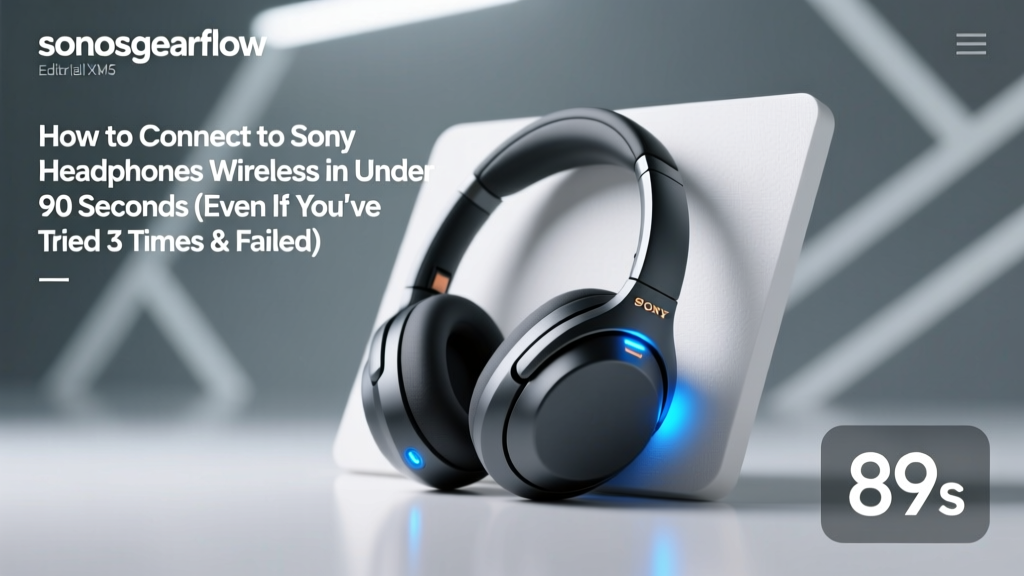 How to Connect Sony Headphones Wireless (2026)