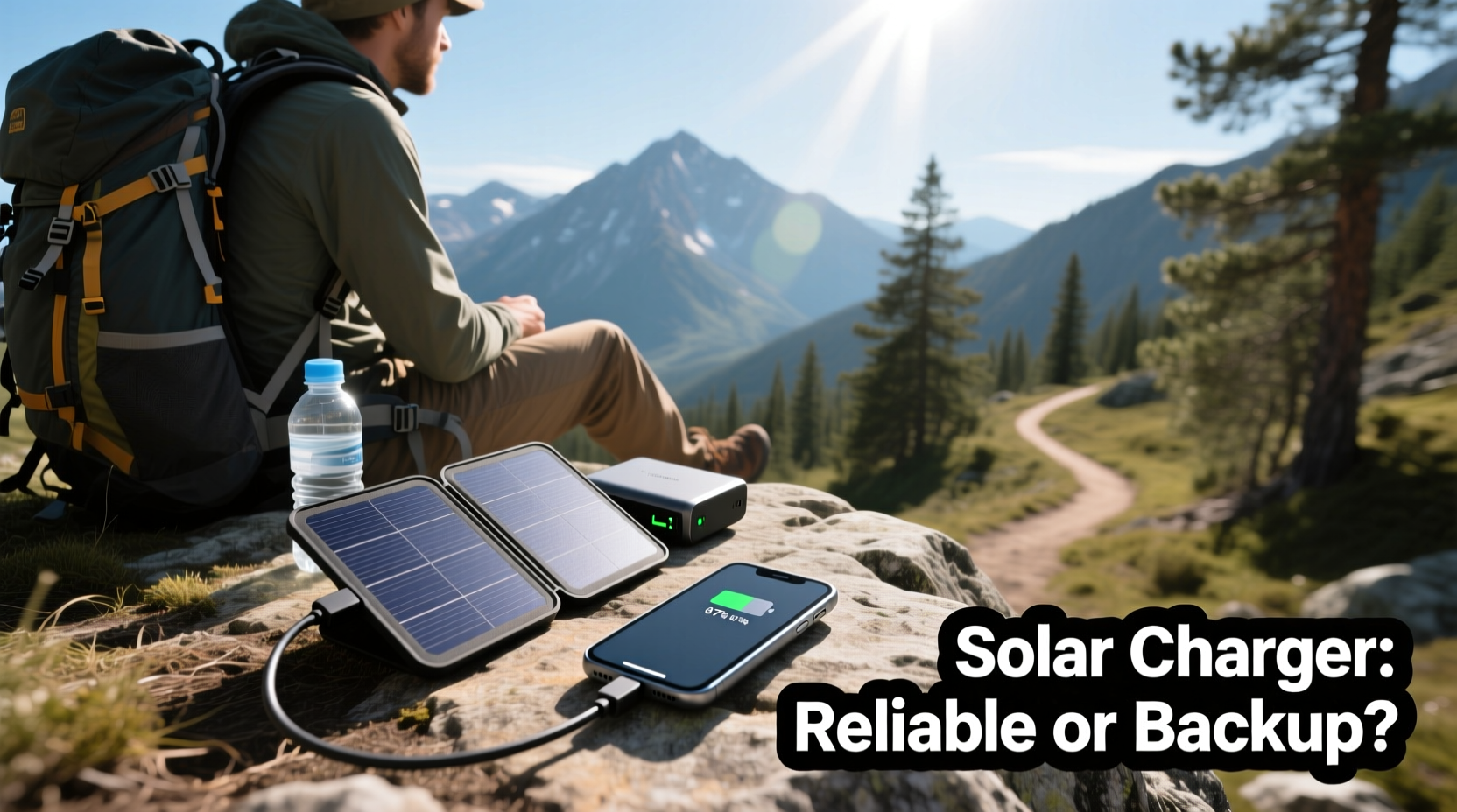 is a solar charger reliable for hiking trips or just a backup plan