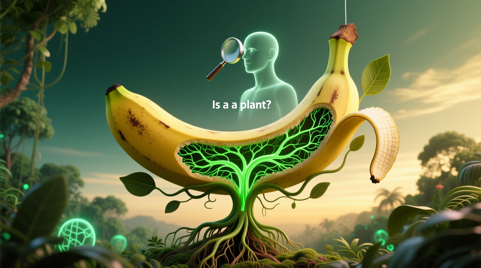 is a banana a plant