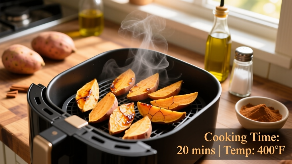 How to Cook Frozen Sweet Potato Wedges in Air Fryer
