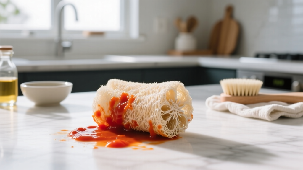 Proven: How to Get Tomato Sauce Out of Loofah Sponges