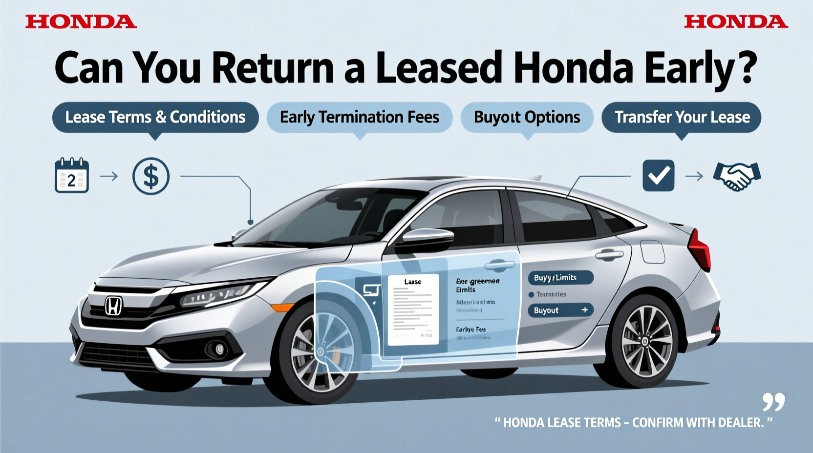 can you return a leased car early honda