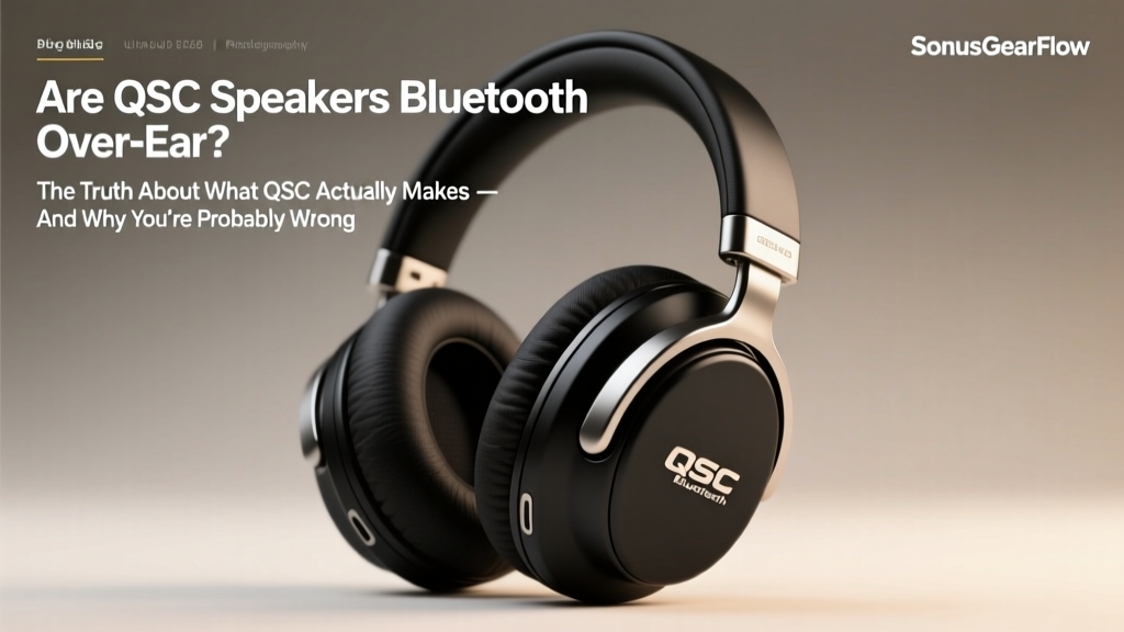 QSC Doesn’t Make Bluetooth Headphones—Here’s What They Do