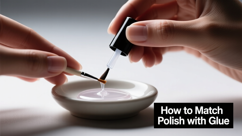 How to Match Nail Polish With Glue: A Precision Protocol for Long-Lasting, Seamless Nail Enhancements