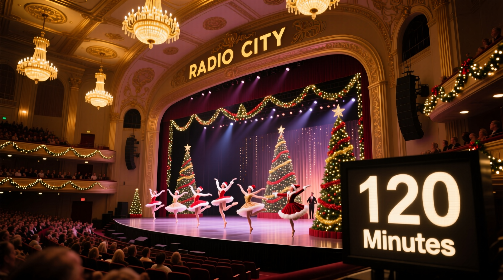 how long is the radio city christmas spectacular