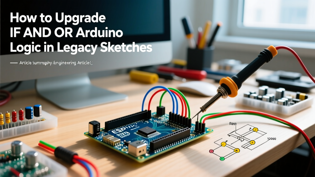 How to Upgrade IF AND OR Arduino Logic in Legacy Sketches