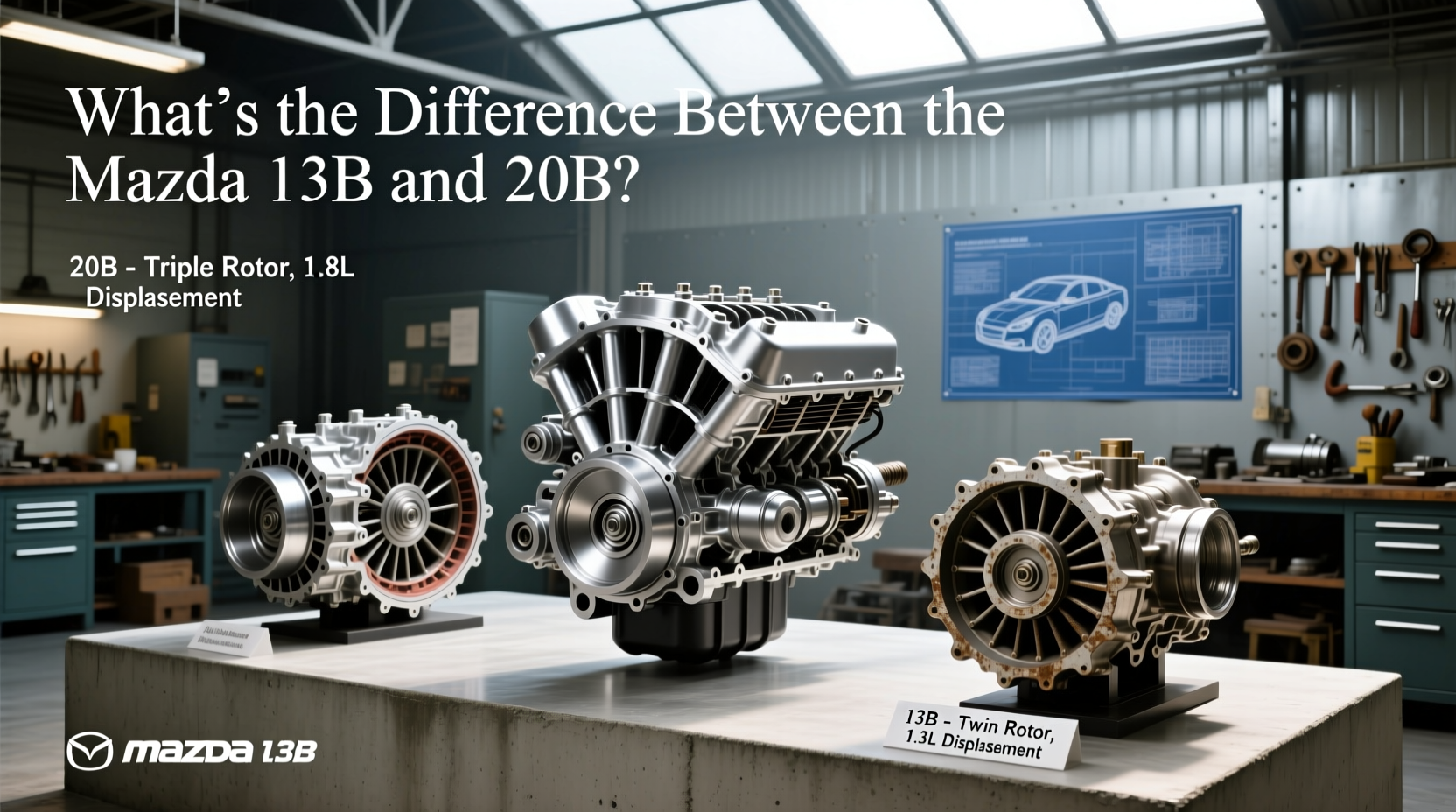 How to Choose Mazda 20B Engine, What Is the Difference Between 13B and 20B?