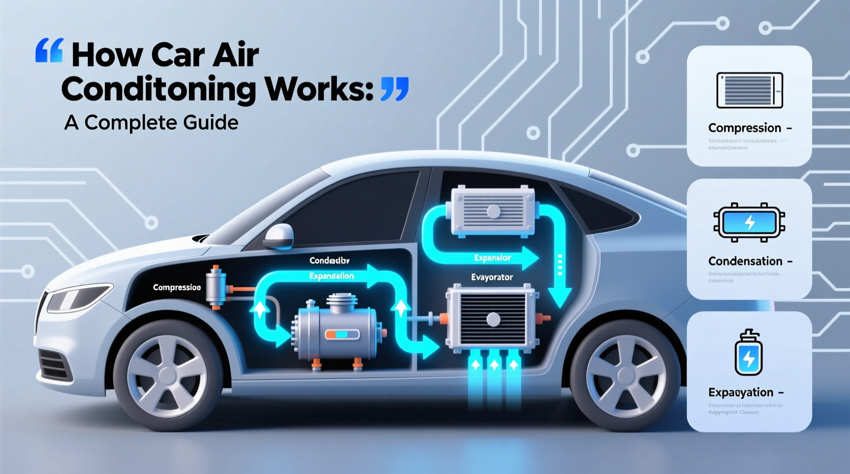 how does car air conditioning work