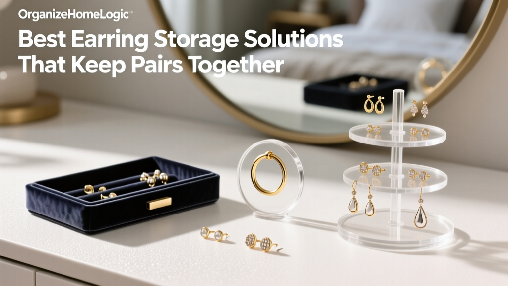 Best Earring Storage Solutions That Keep Pairs Together