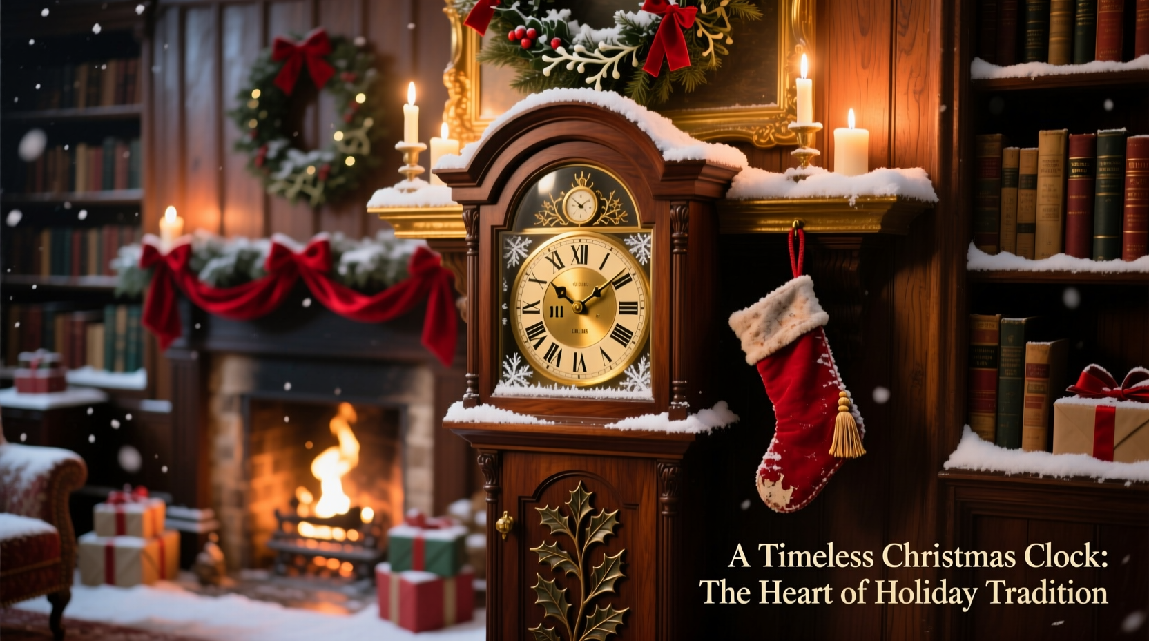 a timeless christmas clock