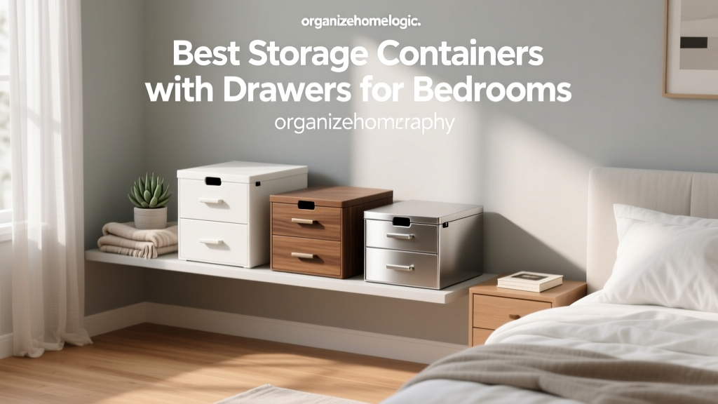 Best Storage Containers with Drawers for Bedrooms