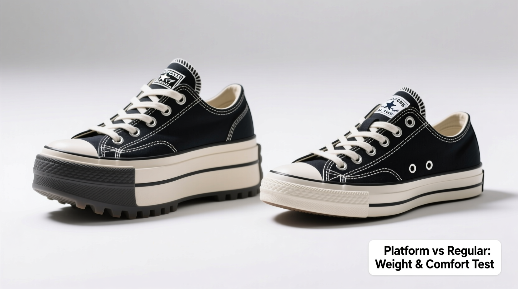 platform converse vs regular chucks are the platforms actually heavier to walk in