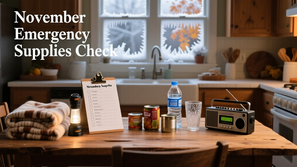 November Emergency Supplies Check: Home Maintenance Checklist