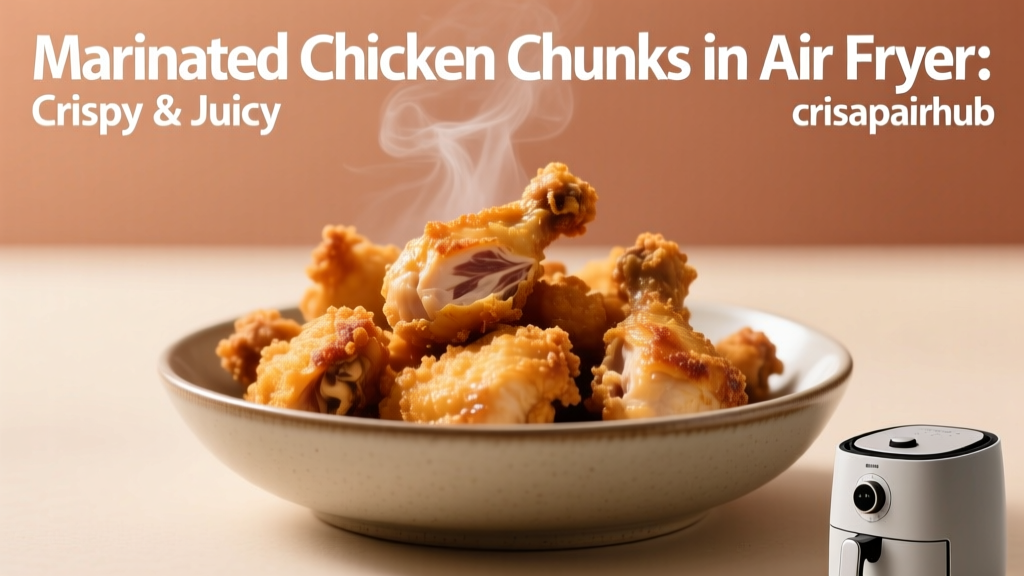 Marinated Chicken Chunks in Air Fryer: Crispy & Juicy