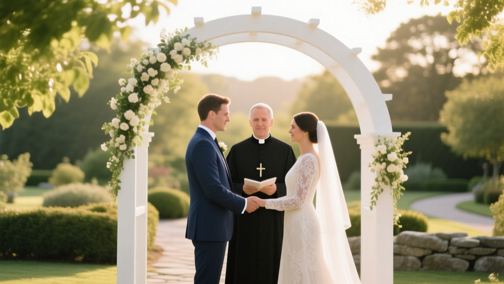 Can Catholic Priests Officiate Garden Weddings?