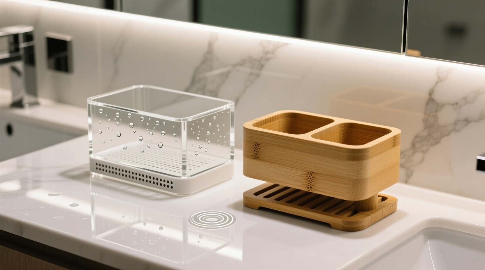 closet organization tips acrylic vs bamboo for water rings