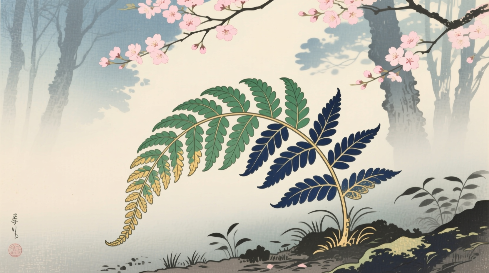 japanese painted fern