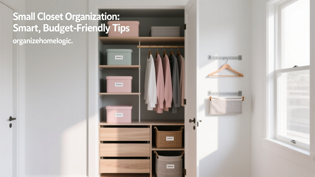 Small Closet Organization: Smart, Budget-Friendly Tips