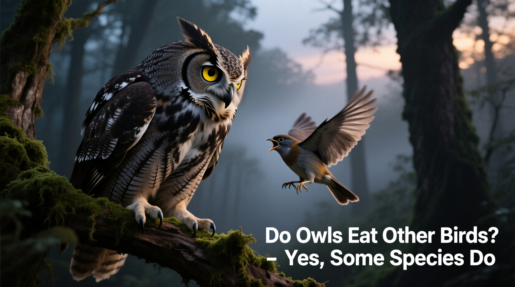 do owls eat other birds