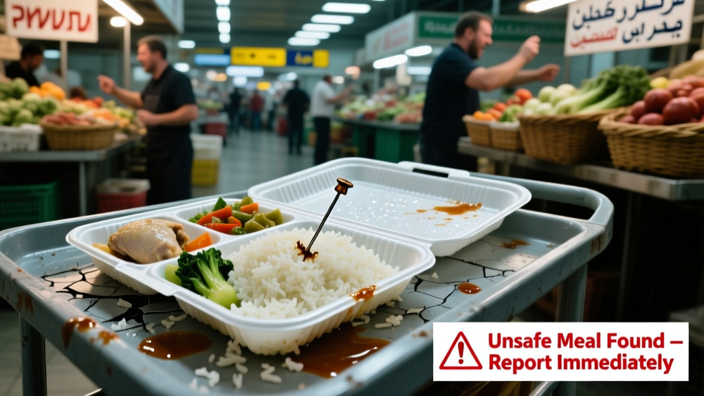 Needles Found Buried in Airline Meals: A Global Safety Crisis in In-Flight Catering