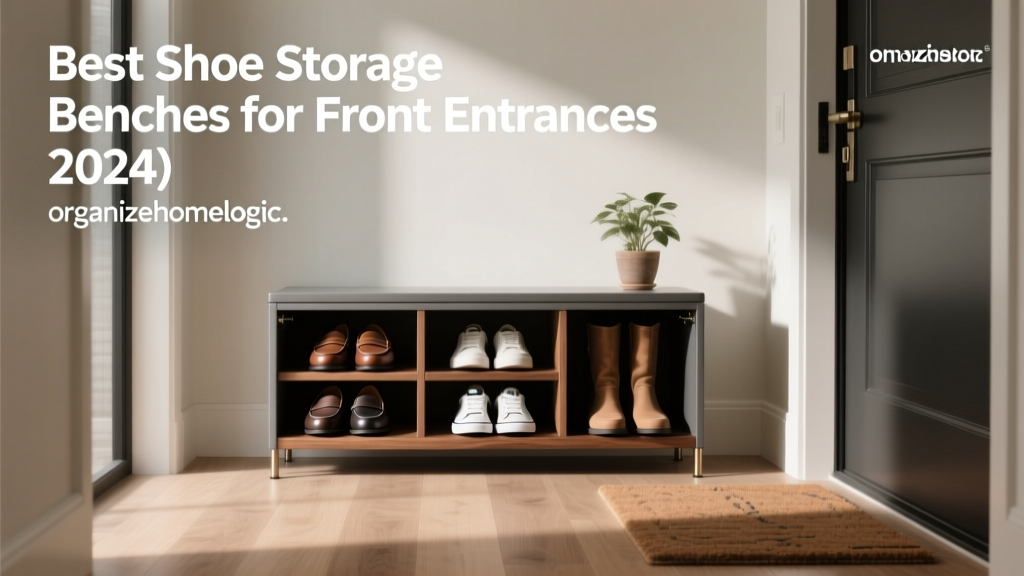Best Shoe Storage Benches for Front Entrances (2024)