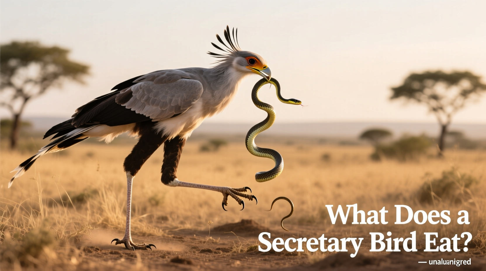 What Does a Secretary Bird Eat?