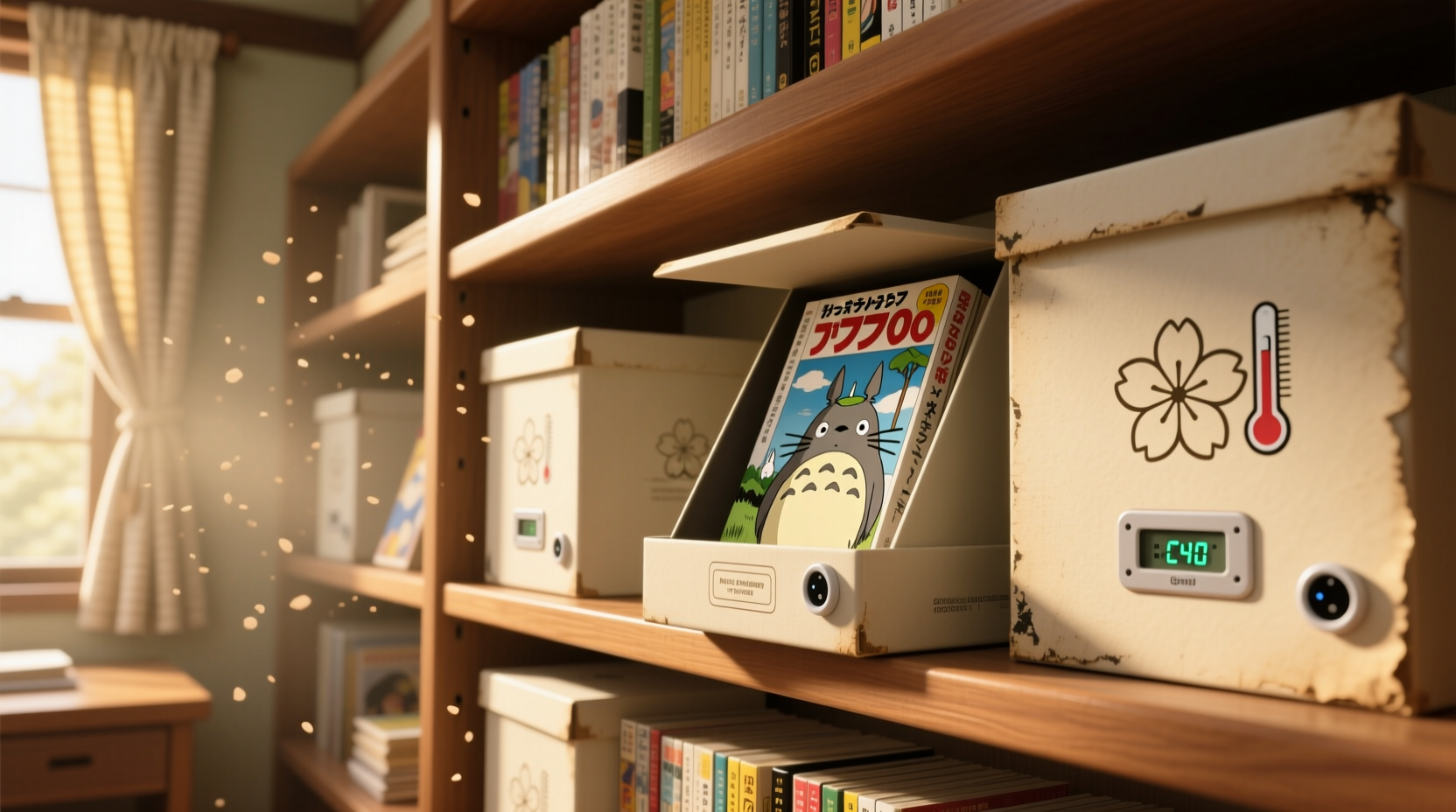 closet organization tips for vintage manga