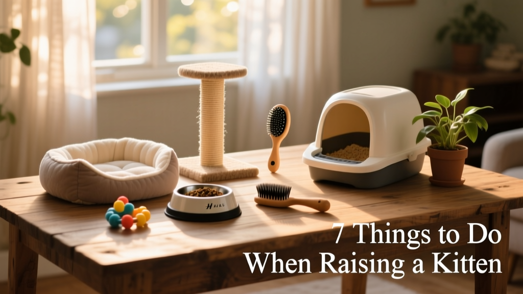 7 Things to Do When Raising a Kitten