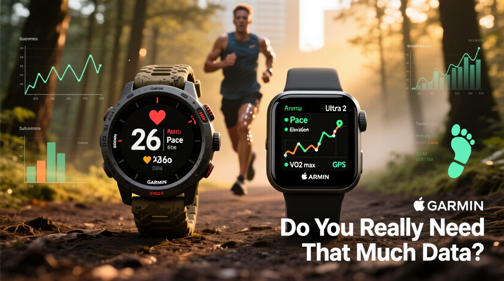 garmin vs apple watch for runners do you really need that much data